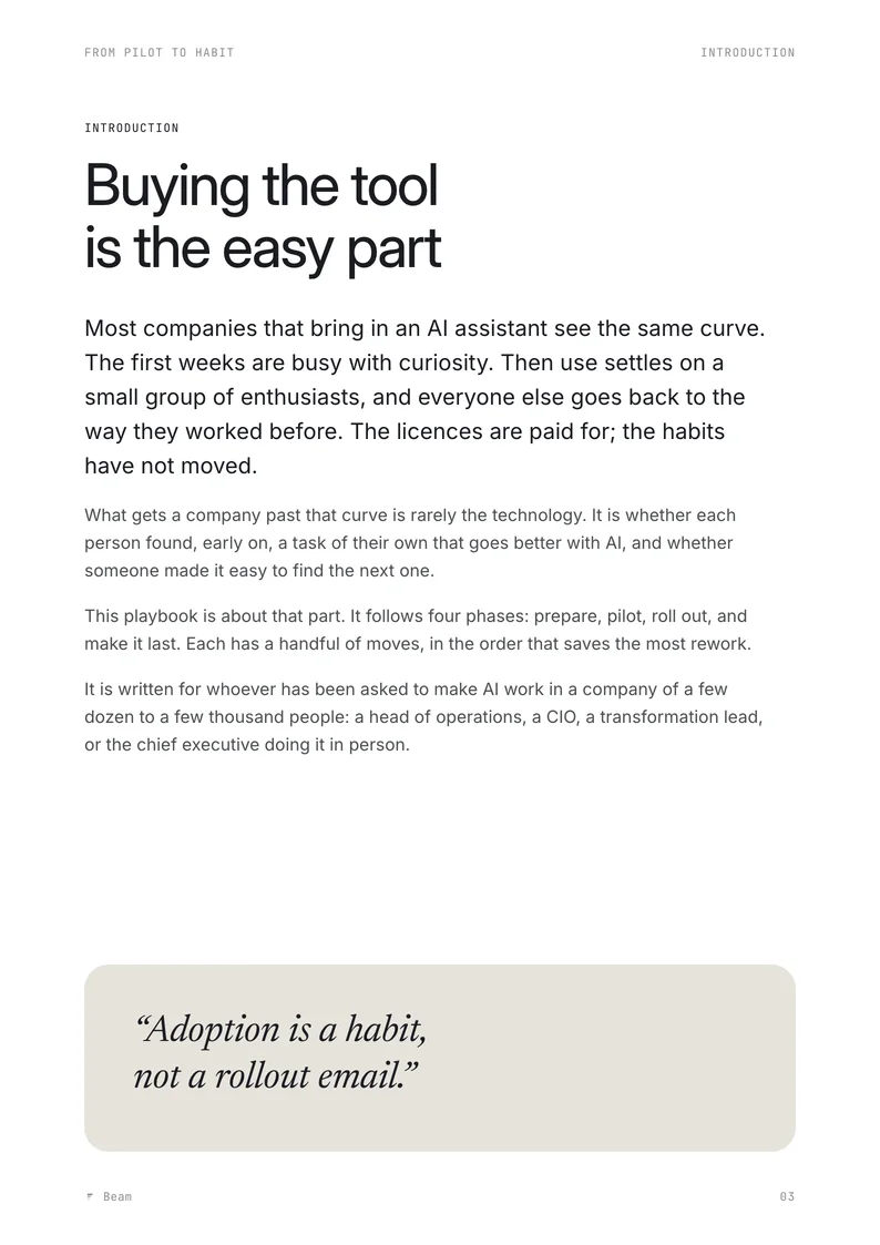 Page 3 of the playbook