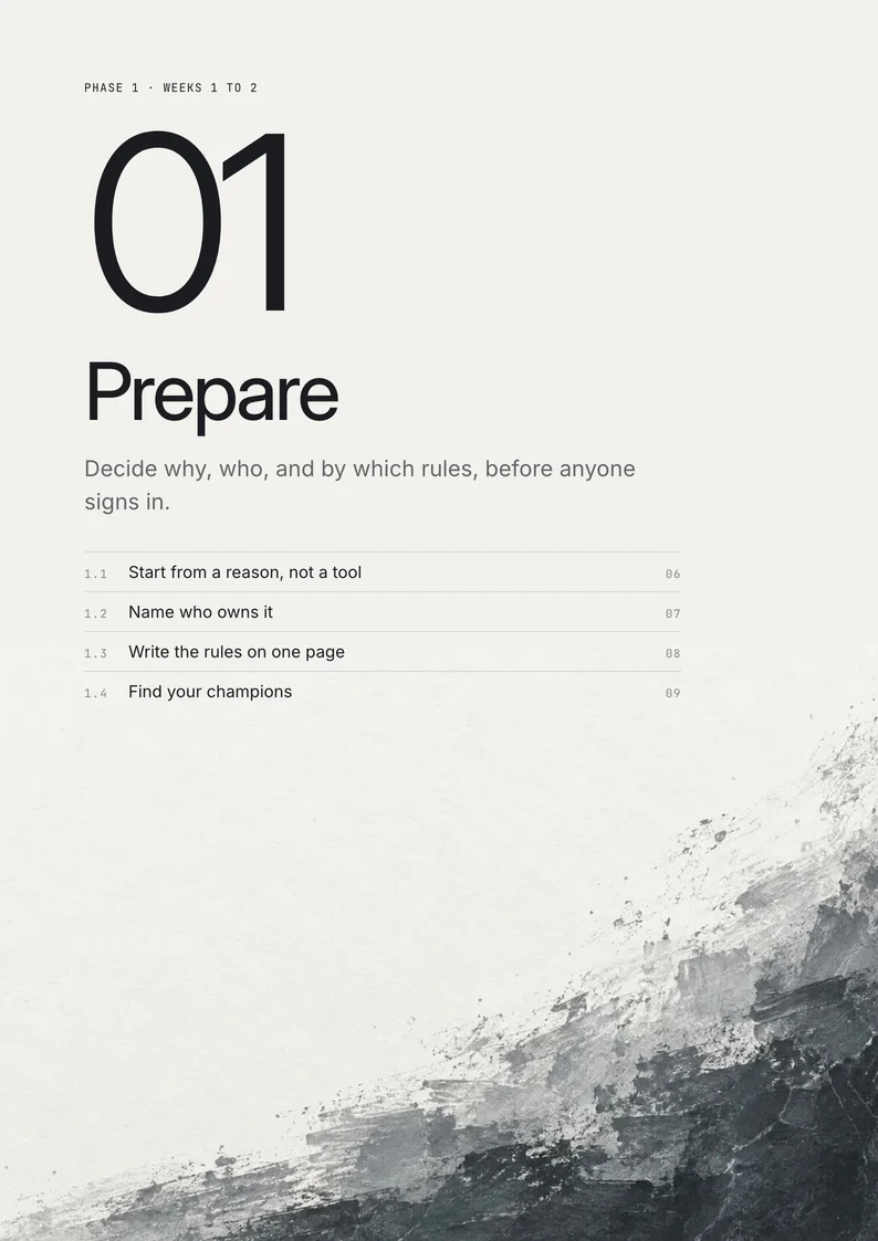 Page 5 of the playbook
