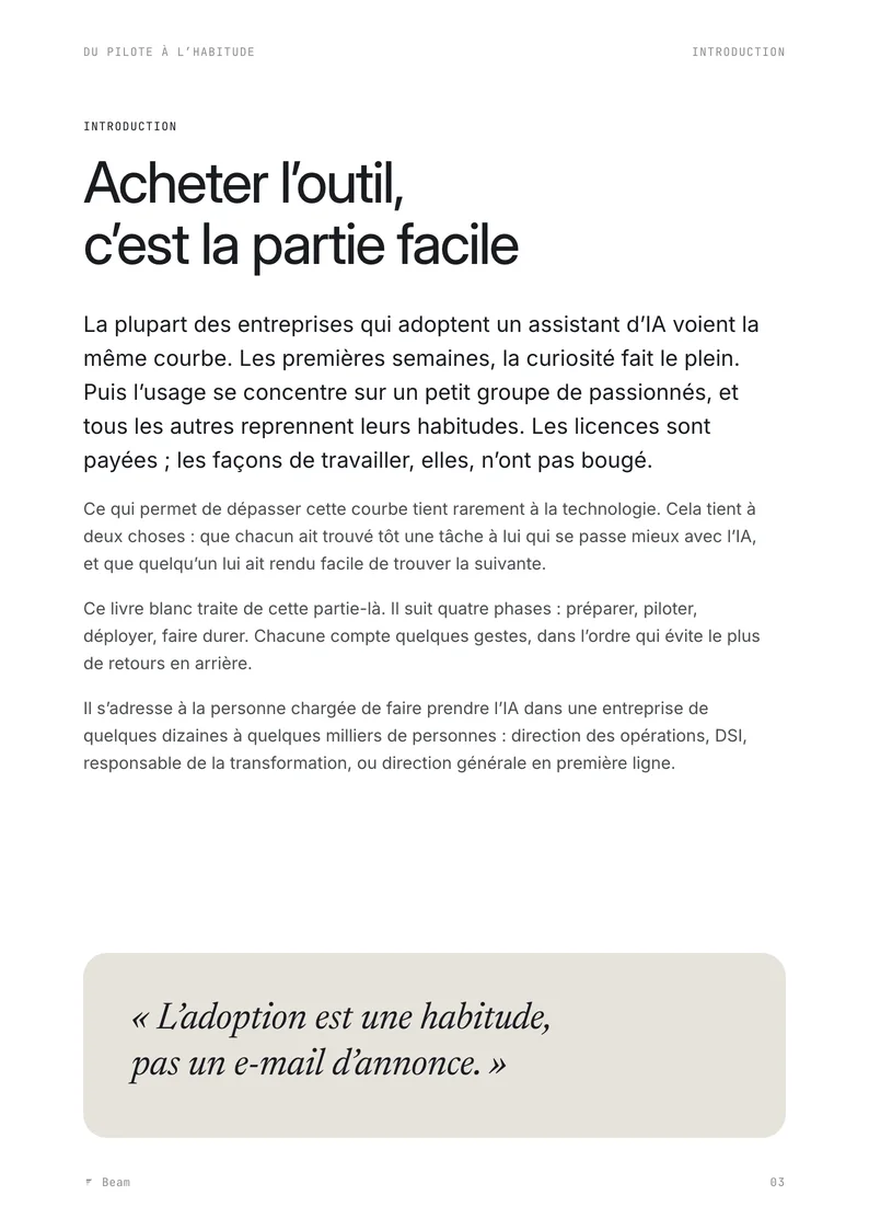 Page 3 du livre blanc